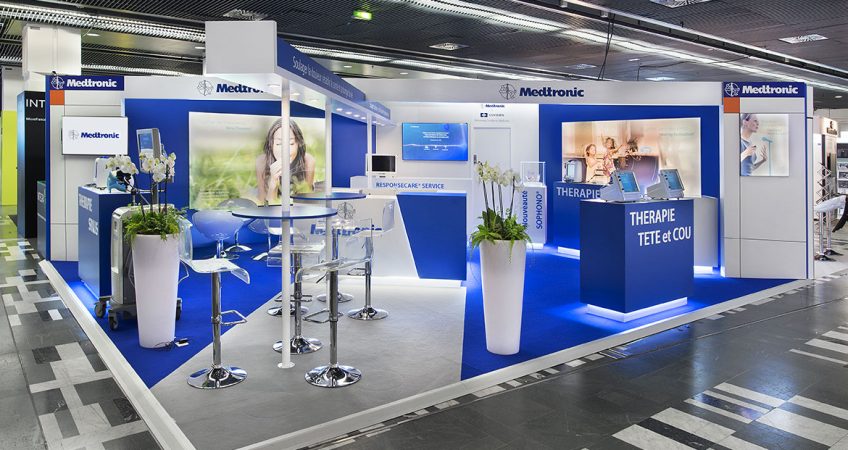 LE STAND MEDTRONIC PRESENT SUR LE SALON DE LA  SFORL  